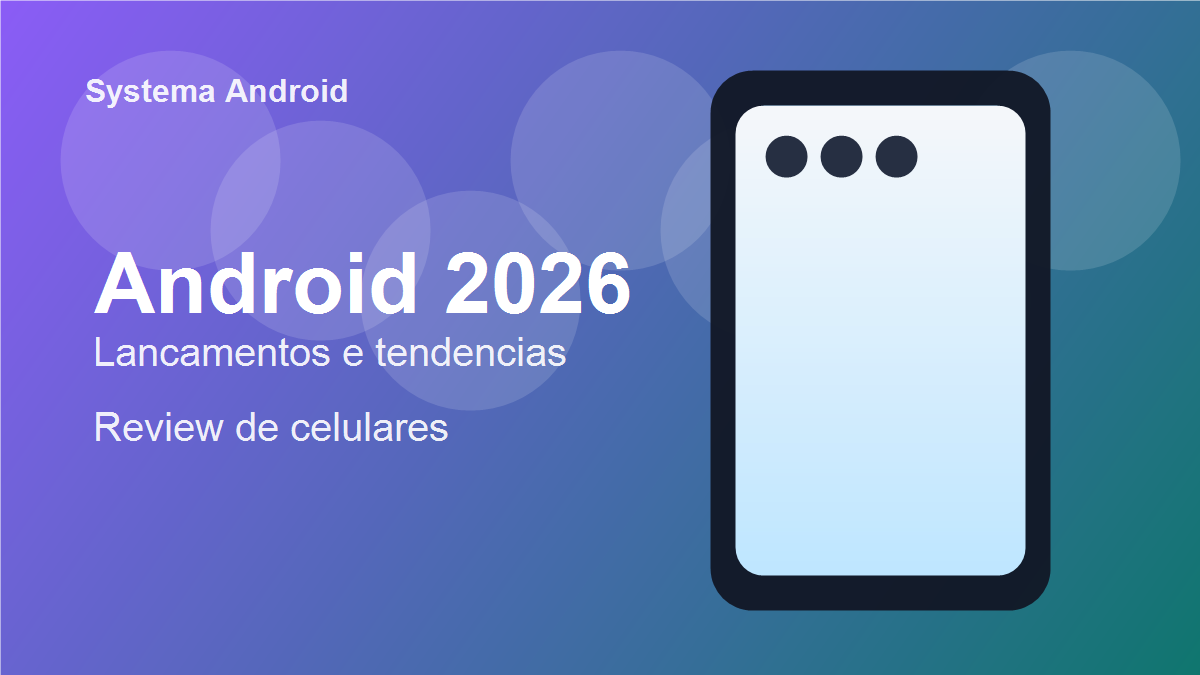 Imagem ilustrativa original sobre lancamentos Android 2026