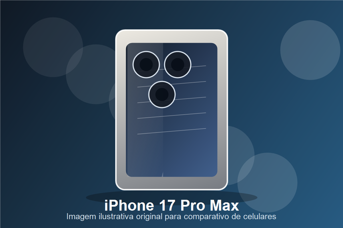 Imagem realista inspirada em iPhone 17 com design premium